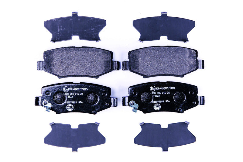 HELLA Brakes DISC BRAKE PAD SET - 355014381