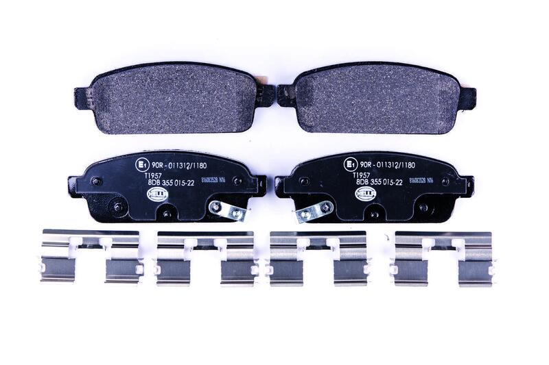 HELLA Brakes DISC BRAKE PAD SET - 355015221