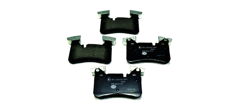 HELLA Brakes DISC BRAKE PAD SET - 355015721