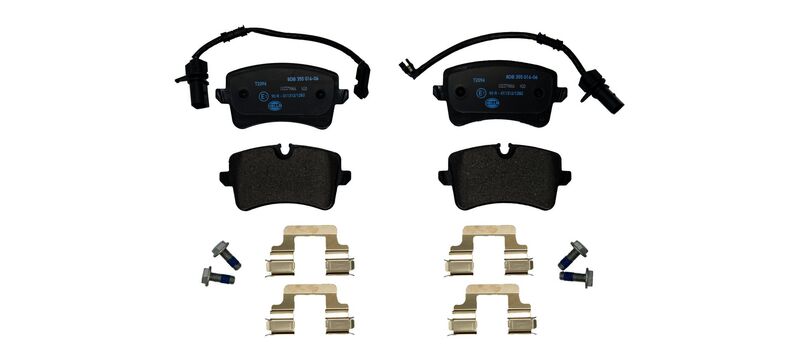 HELLA Brakes DISC BRAKE PAD SET - 355016061