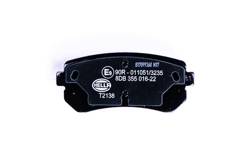 HELLA Brakes DISC BRAKE PAD SET - 355016221
