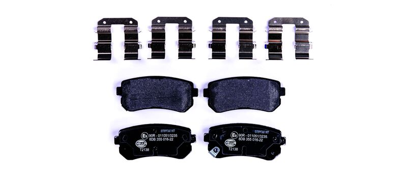 HELLA Brakes DISC BRAKE PAD SET - 355016221
