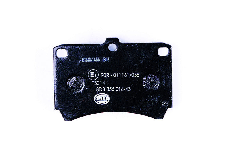 HELLA Brakes DISC BRAKE PAD SET - 355016431