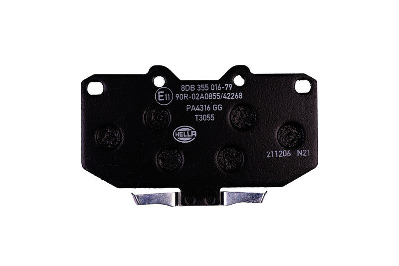 HELLA Brakes DISC BRAKE PAD SET - 355016791
