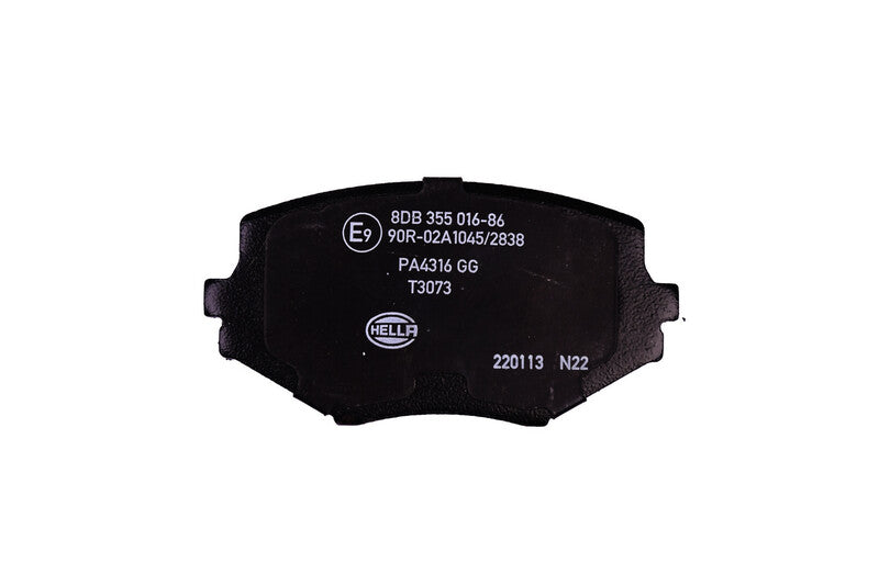 HELLA Brakes DISC BRAKE PAD SET - 355016861