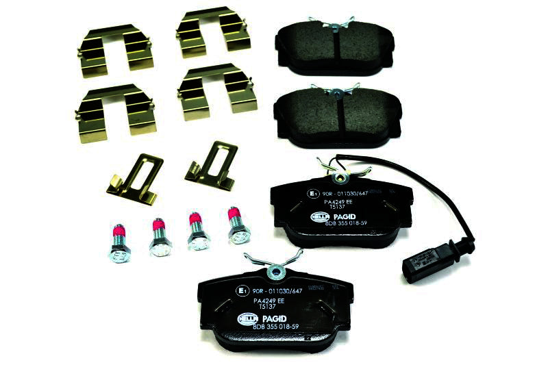 HELLA Brakes DISC BRAKE PAD SET - 355018591