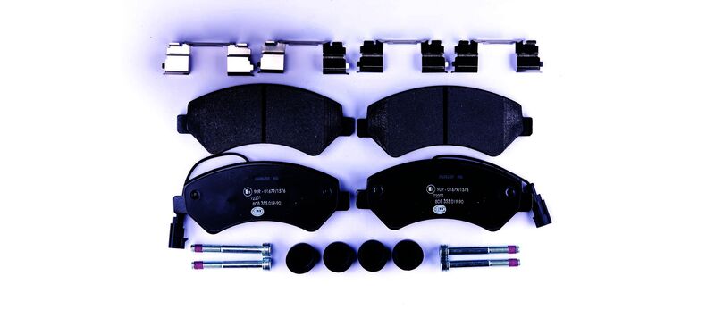 HELLA Brakes DISC BRAKE PAD SET - 355019901