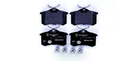 HELLA Brakes DISC BRAKE PAD SET - 355019911
