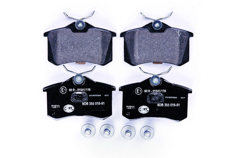 HELLA Brakes DISC BRAKE PAD SET - 355019911