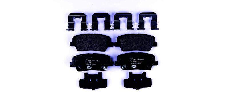 HELLA Brakes DISC BRAKE PAD SET - 355020101
