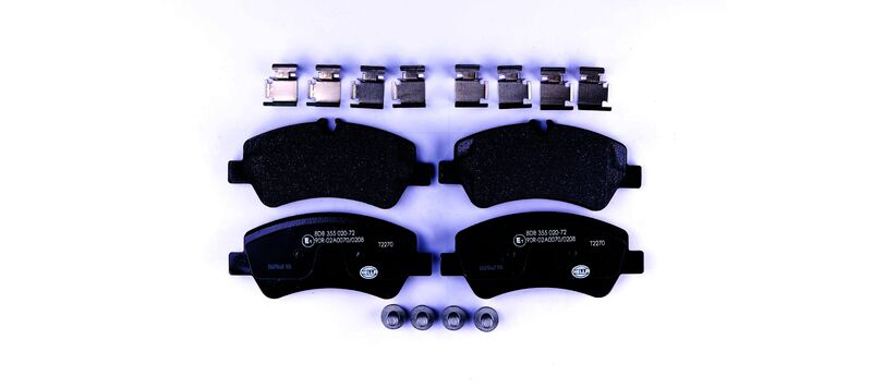 HELLA Brakes DISC BRAKE PAD SET - 355020721