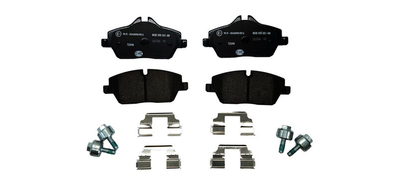 HELLA Brakes DISC BRAKE PAD SET - 355021881