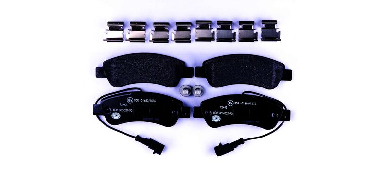 HELLA Brakes DISC BRAKE PAD SET - 355021901