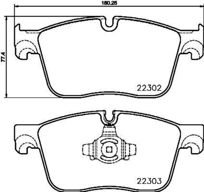 HELLA Brakes DISC BRAKE PAD SET - 355024661