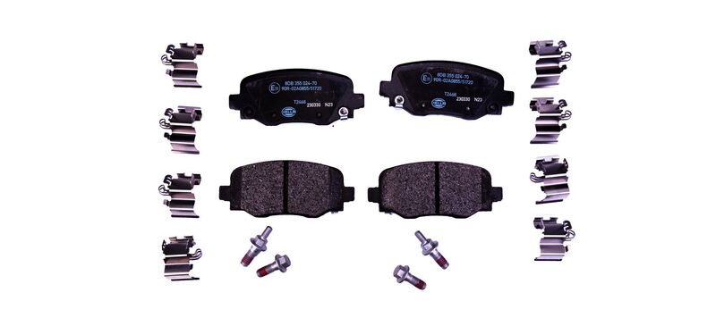 HELLA Brakes DISC BRAKE PAD SET - 355024701