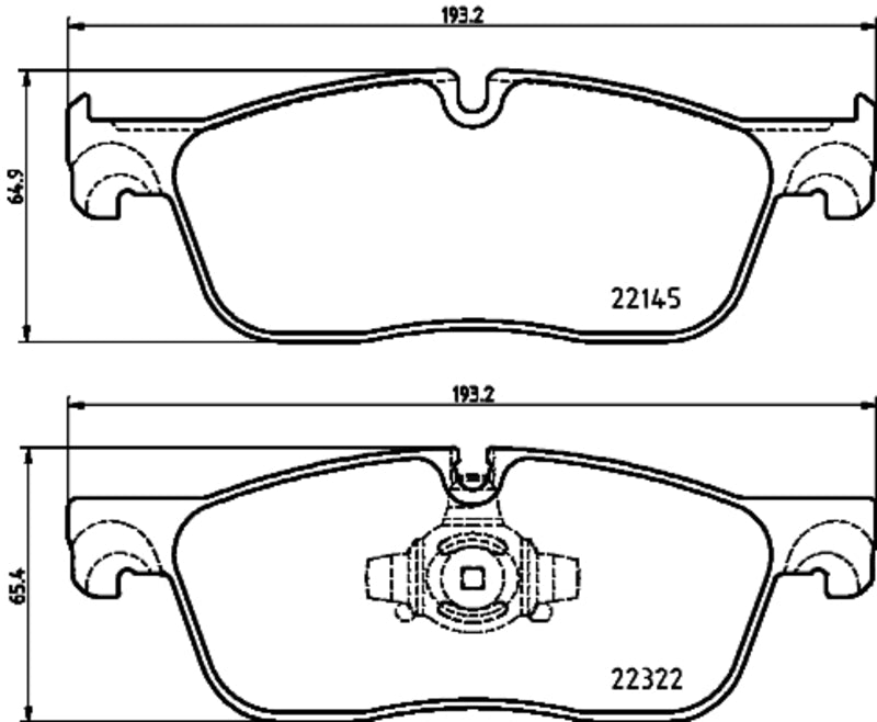 HELLA Brakes DISC BRAKE PAD SET - 355024741