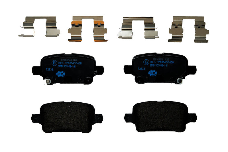 HELLA Brakes DISC BRAKE PAD SET - 355024911