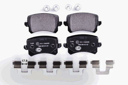 HELLA Brakes DISC BRAKE PAD SET - 355025331