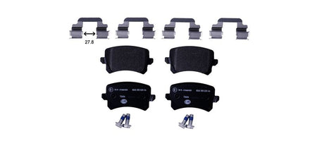 HELLA Brakes DISC BRAKE PAD SET - 355025341