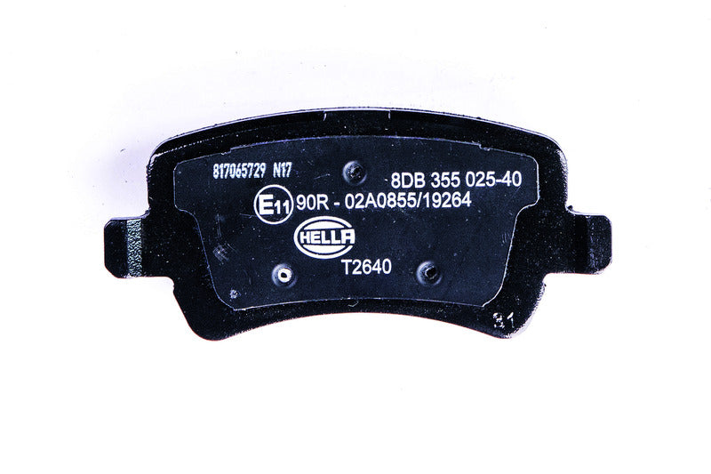 HELLA Brakes DISC BRAKE PAD SET - 355025401