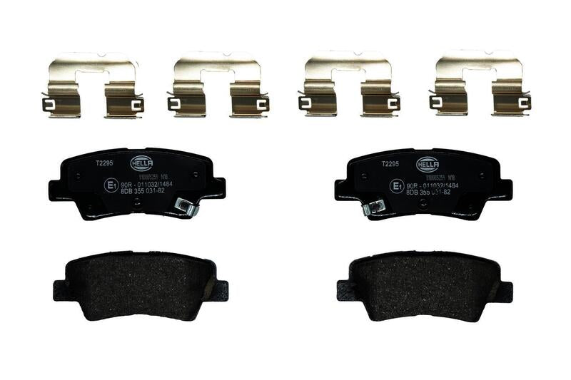 HELLA Brakes DISC BRAKE PAD SET - 355031821