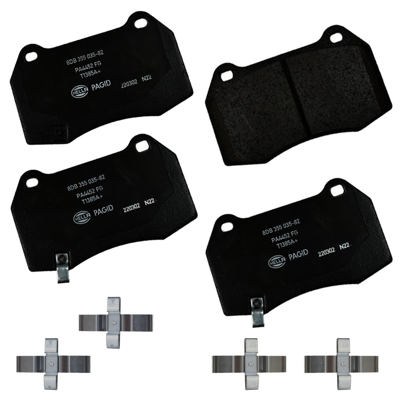 HELLA Brakes Ceramic & Semi-Metallic DISC BRAKE PAD SET - 355035821
