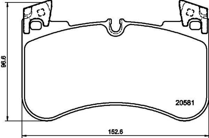 HELLA Brakes Disc Brake Pad Set - 355039881