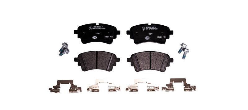 HELLA Brakes DISC BRAKE PAD SET - 355040941