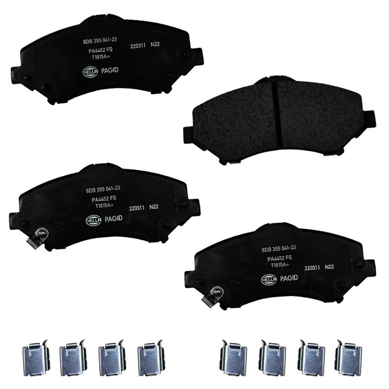 HELLA Brakes Ceramic & Semi-Metallic DISC BRAKE PAD SET - 355041231
