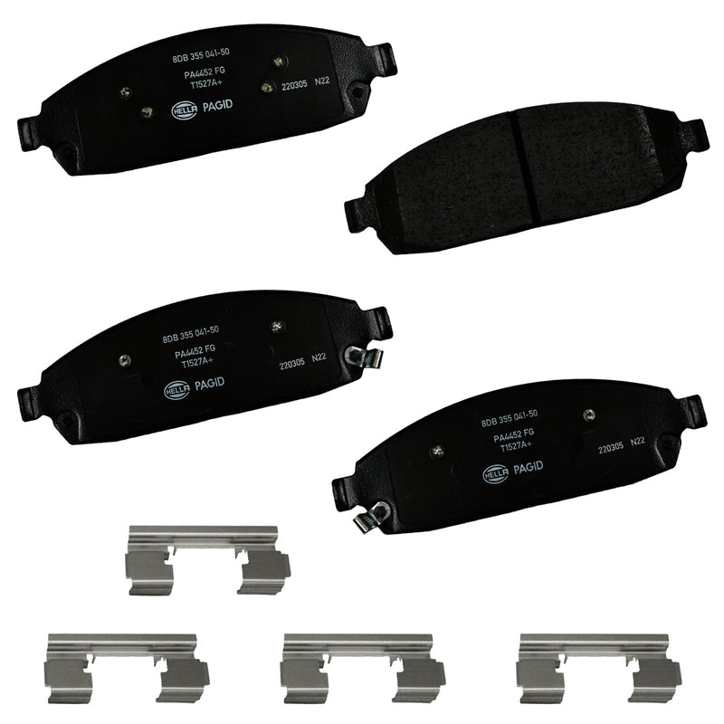 HELLA Brakes Ceramic & Semi-Metallic DISC BRAKE PAD SET - 355041501