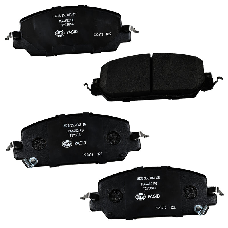 HELLA Brakes Ceramic & Semi-Metallic DISC BRAKE PAD SET - 355041651