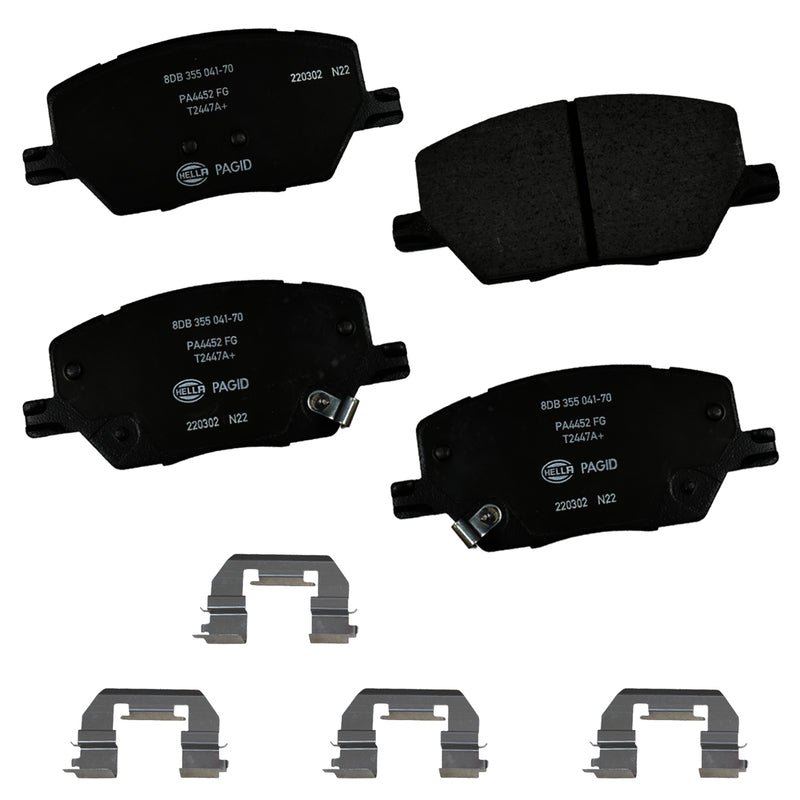 HELLA Brakes Ceramic & Semi-Metallic DISC BRAKE PAD SET - 355041701