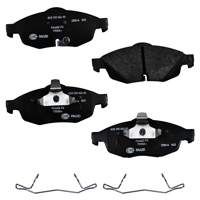 HELLA Brakes Ceramic & Semi-Metallic DISC BRAKE PAD SET - 355042001