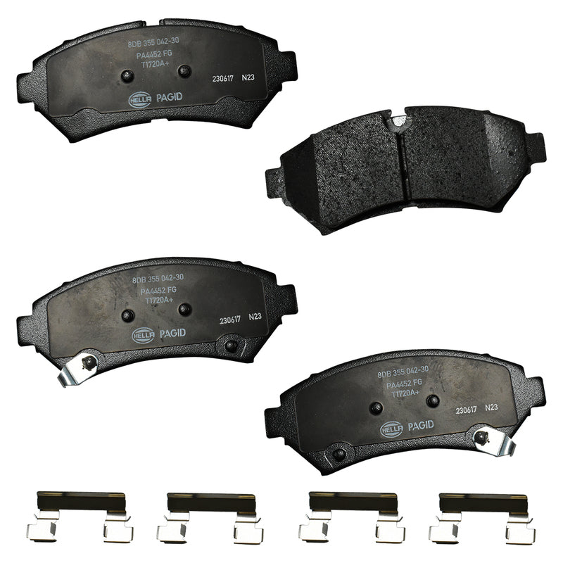 HELLA Brakes Ceramic & Semi-Metallic DISC BRAKE PAD SET - 355042301
