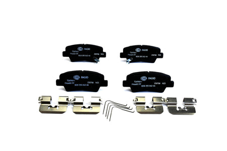 HELLA Brakes Ceramic & Semi-Metallic DISC BRAKE PAD SET - 355042641