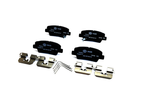 HELLA Brakes Ceramic & Semi-Metallic DISC BRAKE PAD SET - 355042641