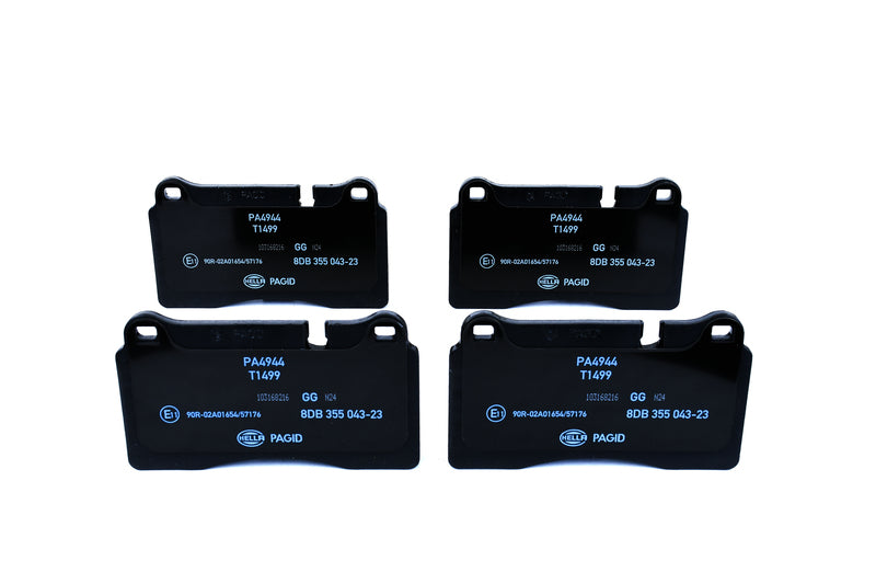 HELLA Brakes Ceramic & Semi-Metallic DISC BRAKE PAD SET - 355043321