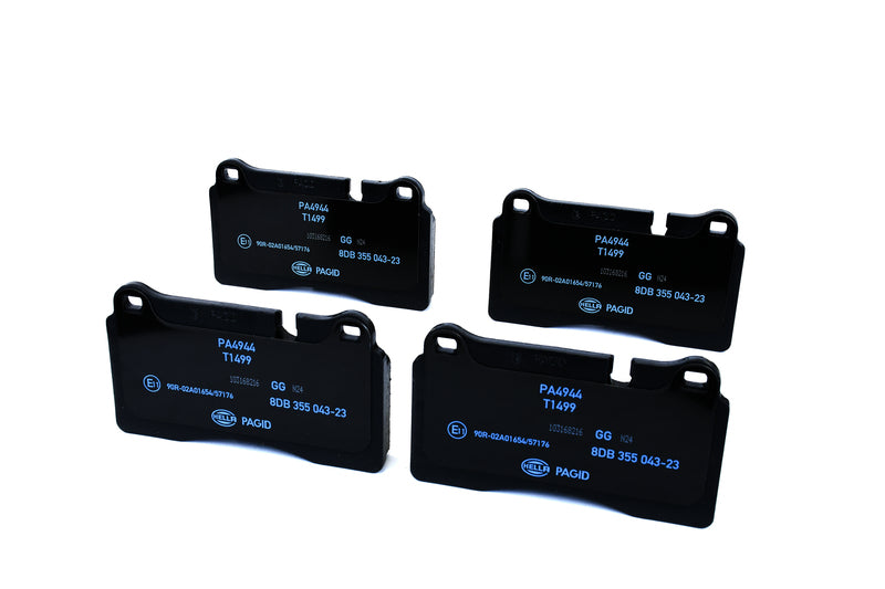HELLA Brakes Ceramic & Semi-Metallic DISC BRAKE PAD SET - 355043321