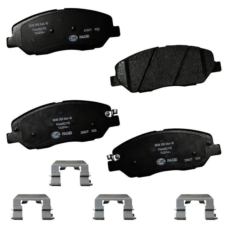 HELLA Brakes Ceramic & Semi-Metallic DISC BRAKE PAD SET - 355044101