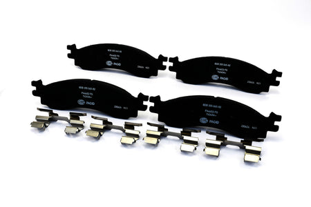 HELLA Brakes Ceramic & Semi-Metallic Disc Brake Pad Set - 355045821