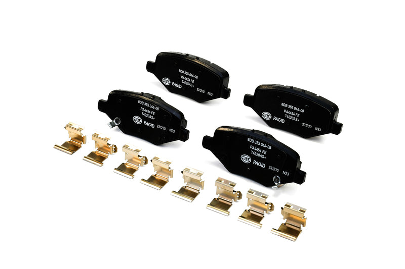 HELLA Brakes Ceramic & Semi-Metallic Disc Brake Pad Set - 355046081
