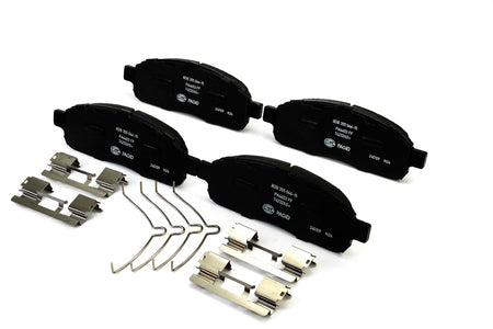 HELLA Brakes Ceramic & Semi-Metallic Disc Brake Pad Set - 355046151