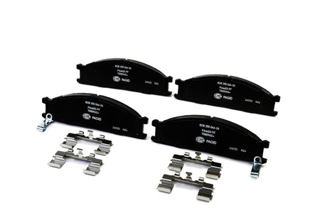 HELLA Brakes Ceramic & Semi-Metallic Disc Brake Pad Set - 355046261