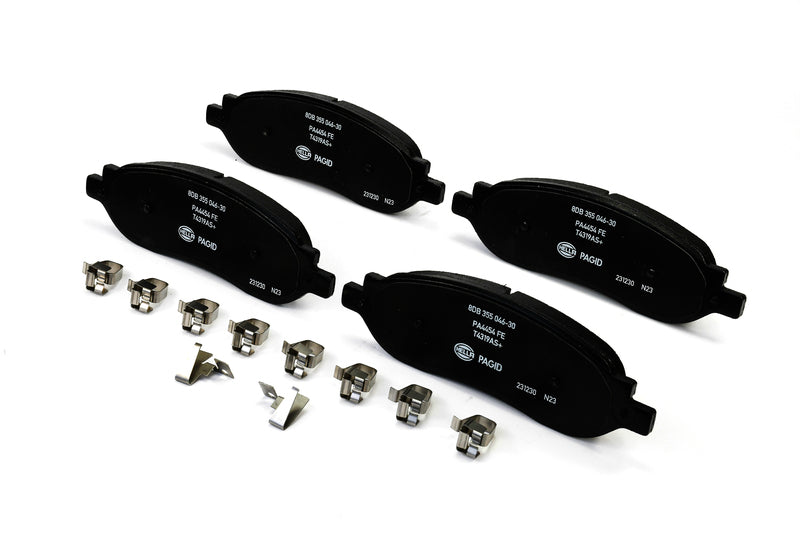 HELLA Brakes Ceramic & Semi-Metallic Disc Brake Pad Set - 355046301
