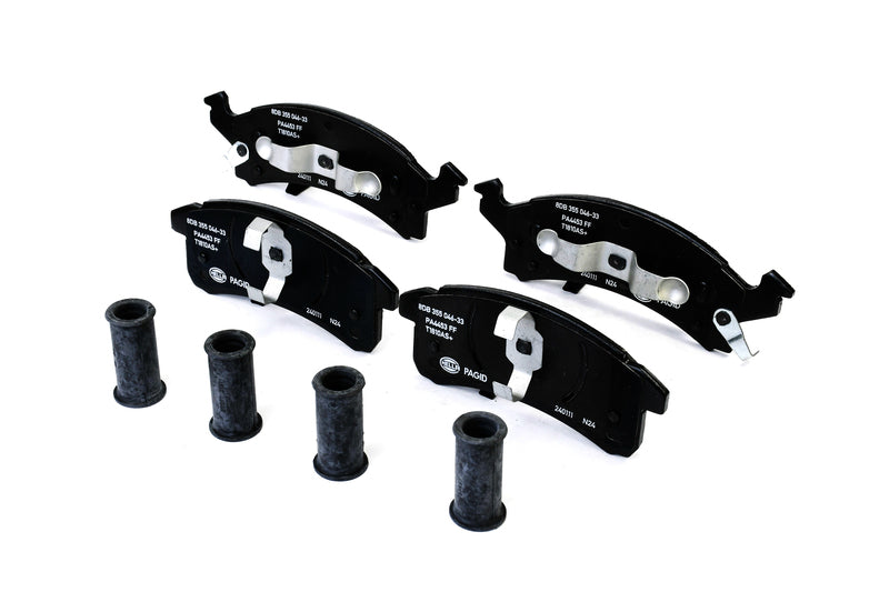 HELLA Brakes Ceramic & Semi-Metallic Disc Brake Pad Set - 355046331