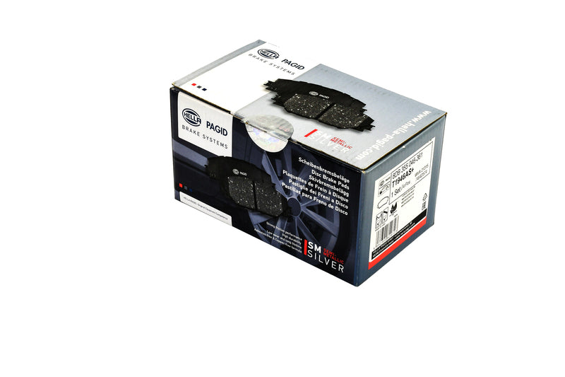 HELLA Brakes Ceramic & Semi-Metallic Disc Brake Pad Set - 355046361