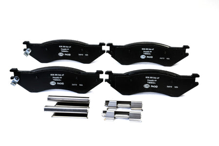 HELLA Brakes Ceramic & Semi-Metallic Disc Brake Pad Set - 355046471