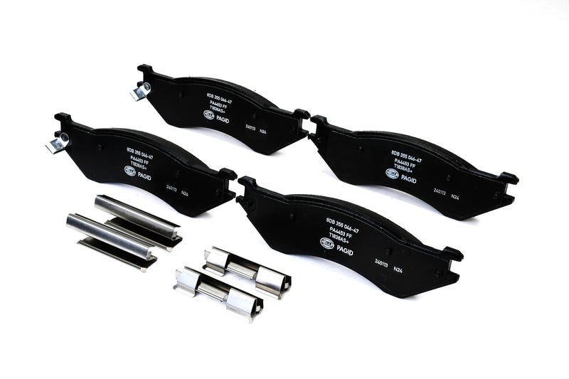 HELLA Brakes Ceramic & Semi-Metallic Disc Brake Pad Set - 355046471