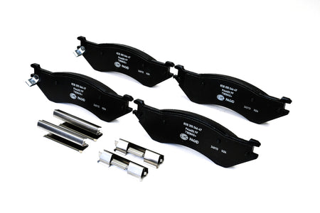 HELLA Brakes Ceramic & Semi-Metallic Disc Brake Pad Set - 355046471