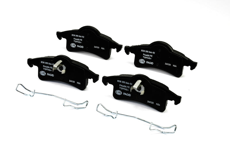 HELLA Brakes Ceramic & Semi-Metallic Disc Brake Pad Set - 355046521